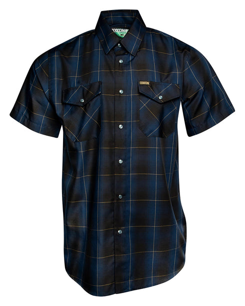 BALTIC BAMBOO SHORT SLEEVE BUTTON UP - MENS